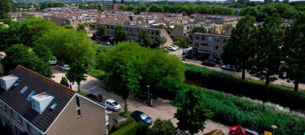 de wijk Klapwijk in Pijnacker-Nootdorp (bovenaanzicht)